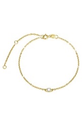 small outstanding yellow gold teens bracelet